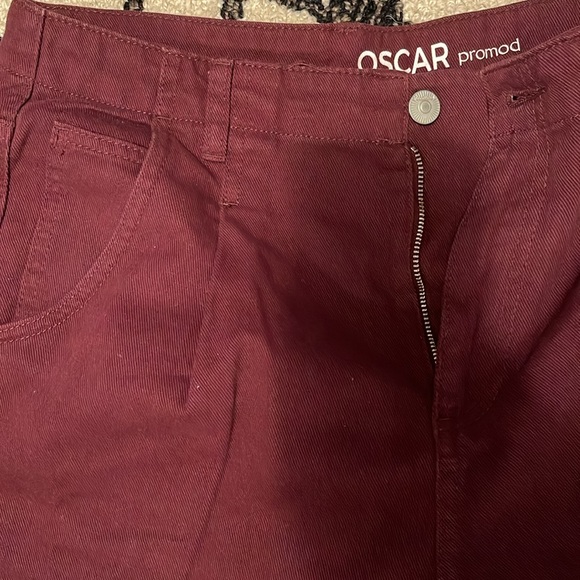 Promod x Pantone cosmic violet jeans Oscar 8 purple maroon burgundy - Picture 5 of 6